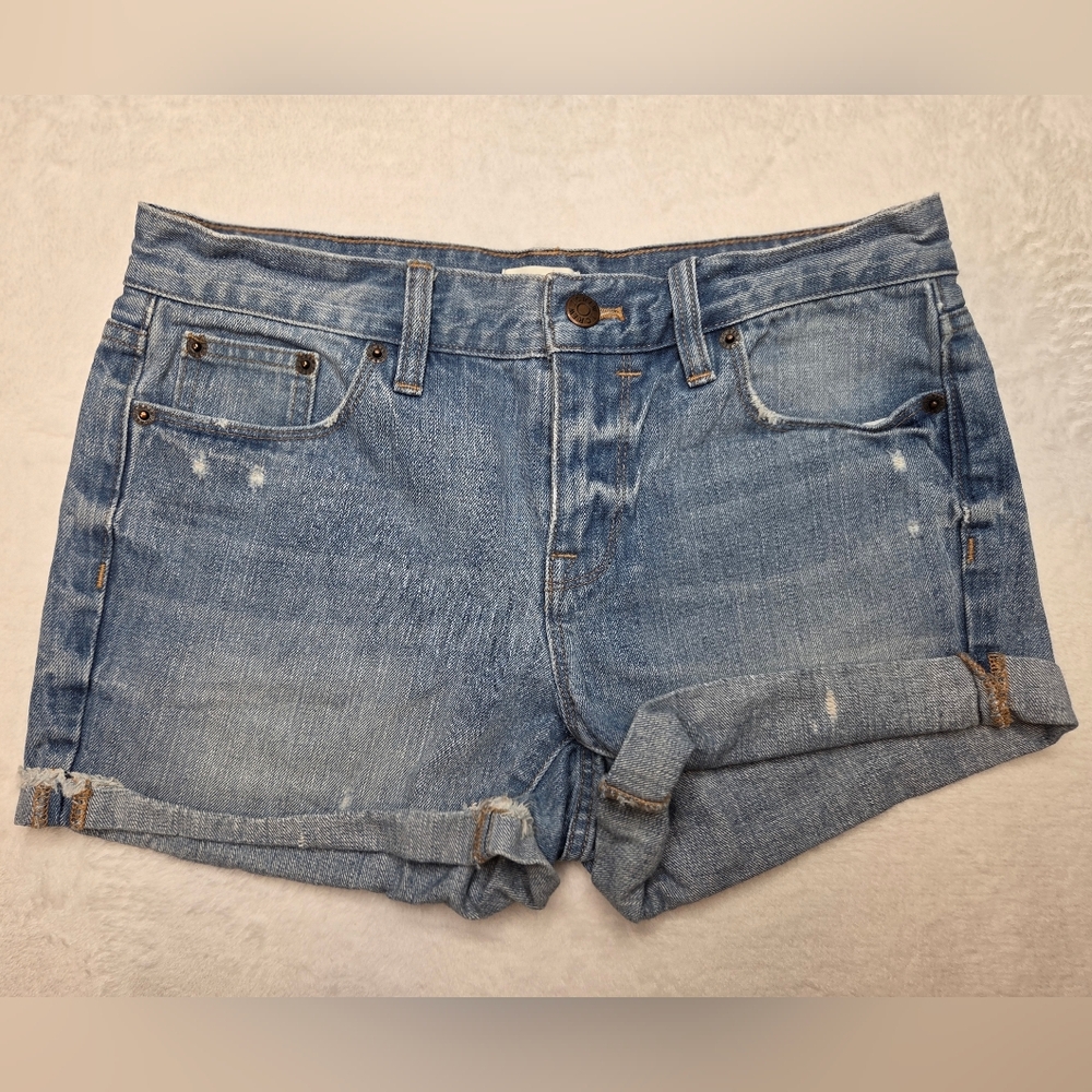 J. Crew Light Blue Jean Shorts Size 25
